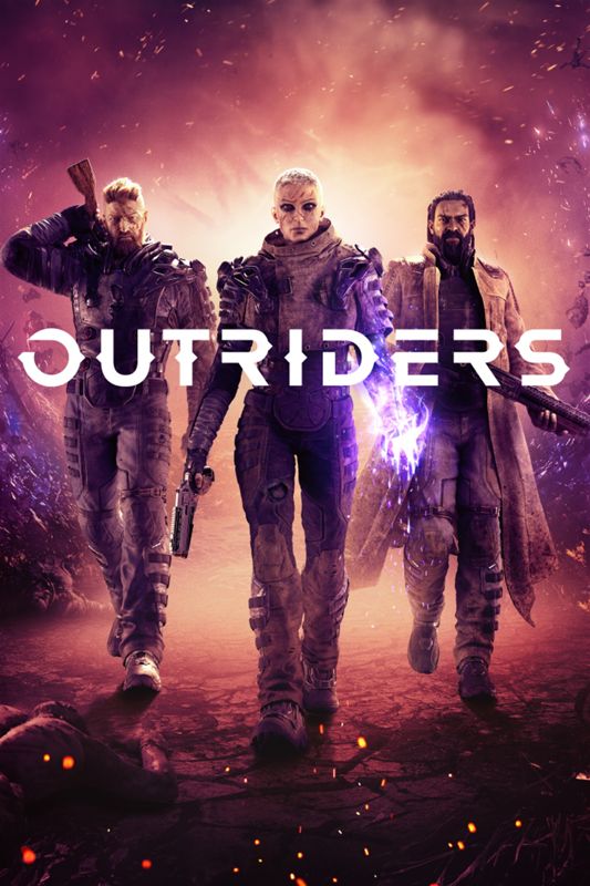 Outriders box art for Playstation 5